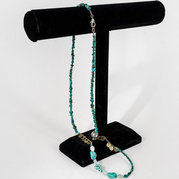 NWOT ColdwaterCreek turquoise colorbeads necklace - Picture 3 of 3